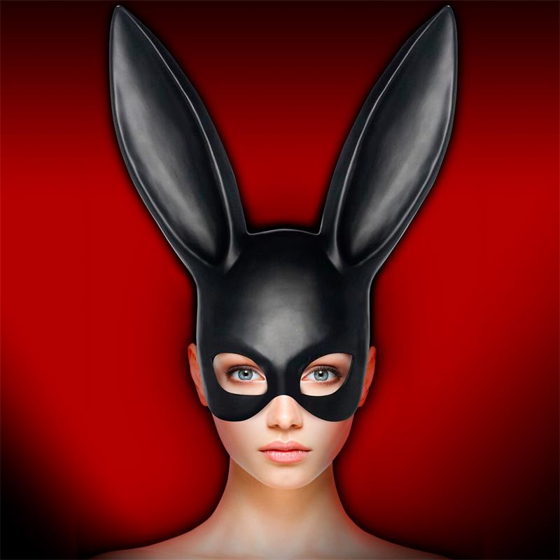 Mascara-conejo-bunny-negra