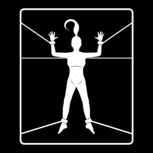 Ataduras de cama con esposas postura