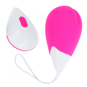 Huevo vibrador con mando 10 modos Ohmama rosa