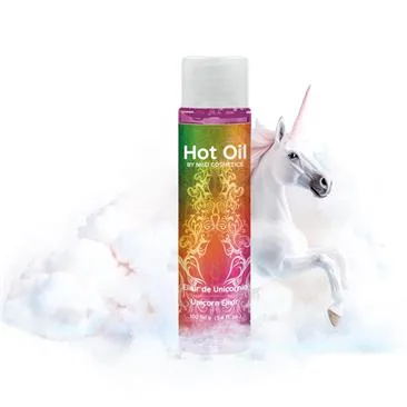 Aceite de masaje efecto calor elixir unicornio