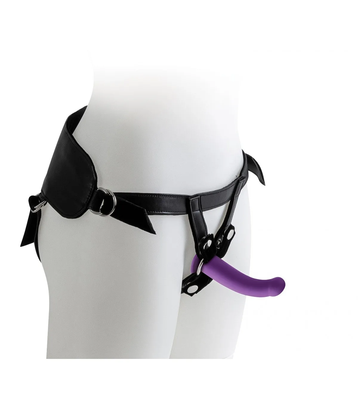 Arnés especial iniciación anal con dildo talla S