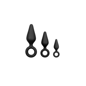 Kit de 3 plug anales de silicona