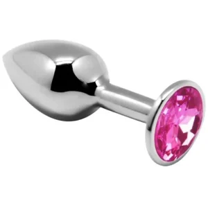 Joya anal metal rosa talla S