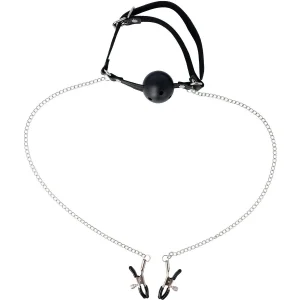 Conjunto de mordaza y pinzas