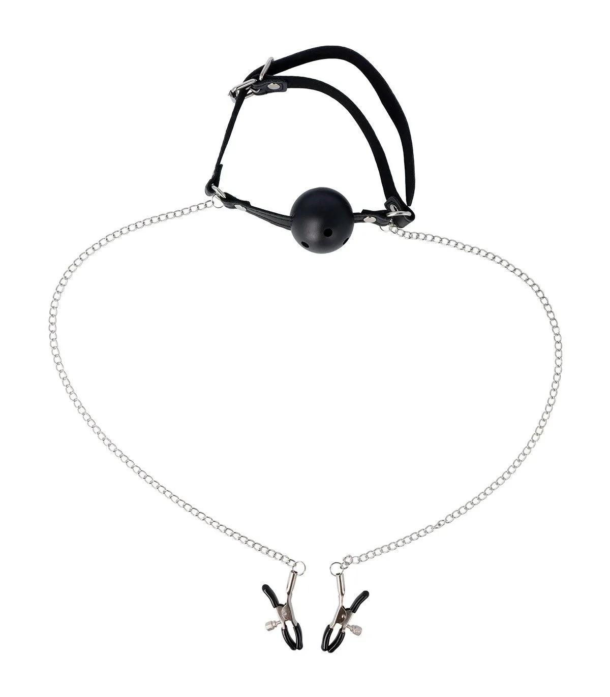 Conjunto de mordaza y pinzas