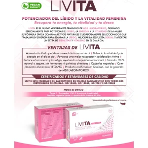 Afrodisiaco natural potenciador de la libido Libidine 4 ampollas