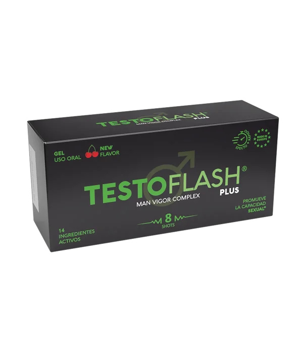 Testoflash® gel oral sabor cereza