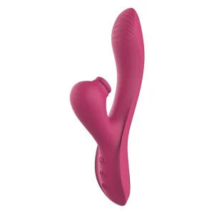 Vibrador flexible con golpeteo