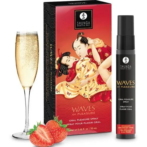 Spray sexo oral fresas con cava de Shunga