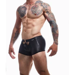 Boxer negro de polipiel talla XLTienda erotica Torrejon Boxer negro de polipiel talla XLTienda erotica Torrejon