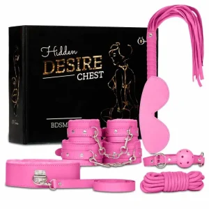 Conjunto BDSM rosa 8 piezasTienda erotica Torrejon