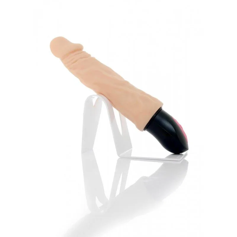 Vibrador realístico con calor