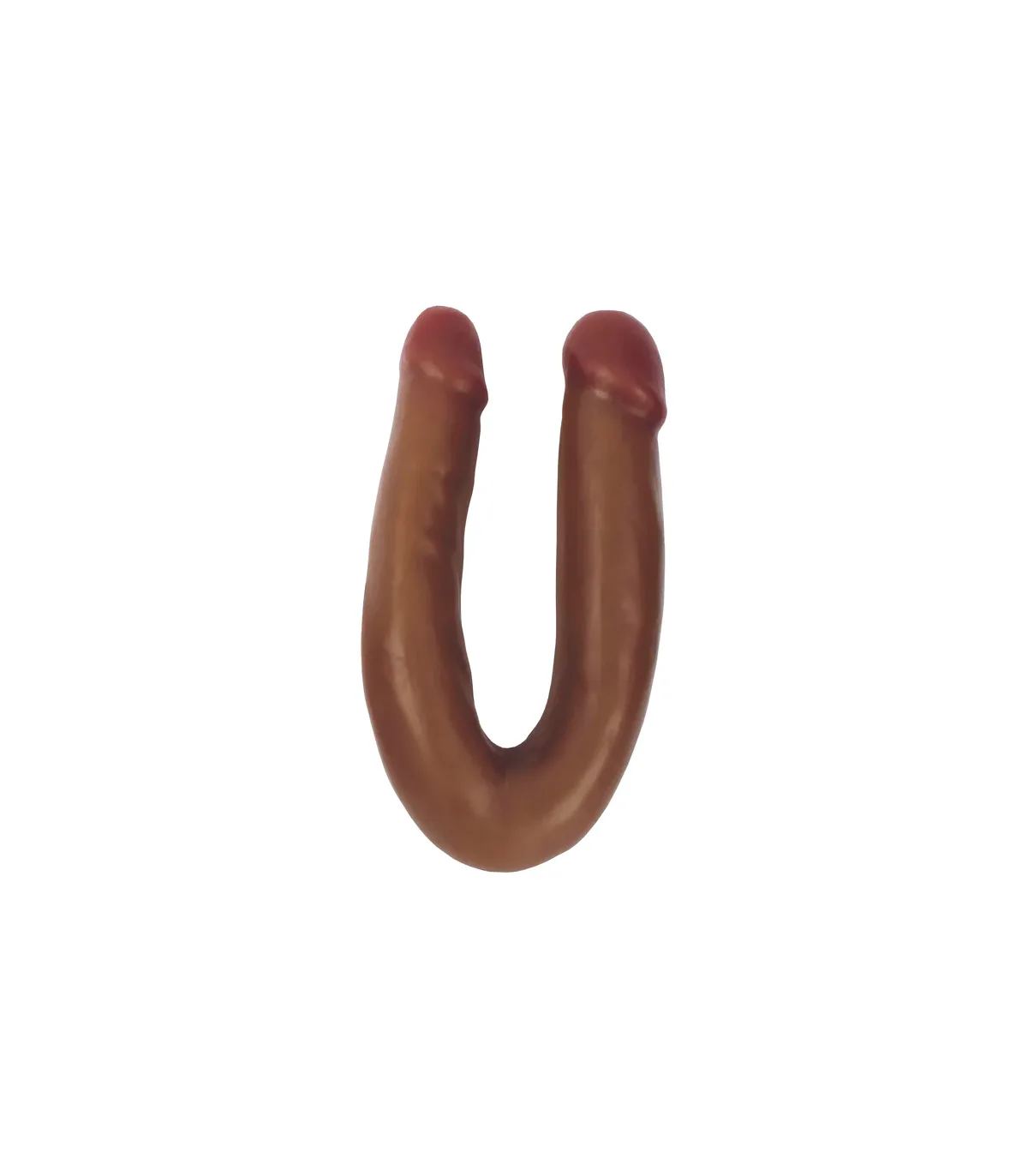Dildo fino doble mulato