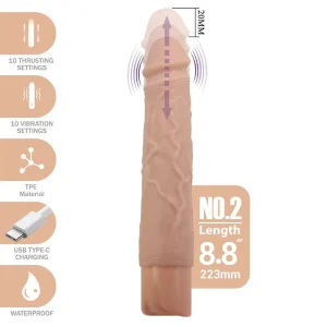 Vibrador con movimiento penetrante 22,3 cmTienda erotica Torrejon Vibrador con movimiento penetrante 22,3 cmTienda erotica Torrejon