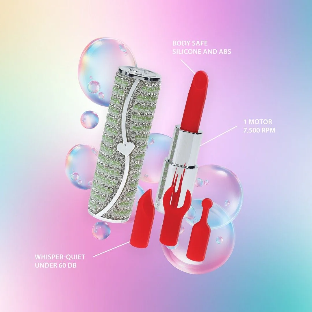 Vibrador con 4 cabezales intercambiables